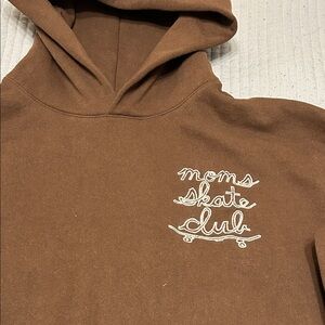 Moms skate club Brown Hoodie 2025 release